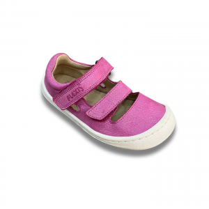 Sandalia semiabierta Brillo Purpu 9030-R - Flexi Nens