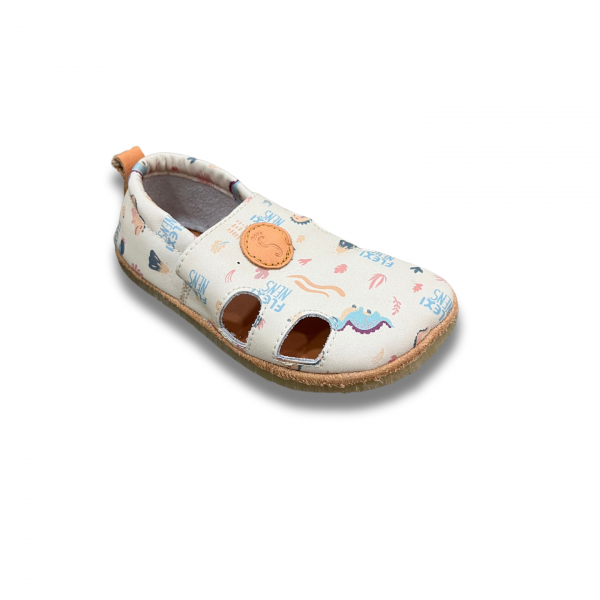 Sandalia semiabierta Slip-on Dinosaurio 6005 - Flexi Nens