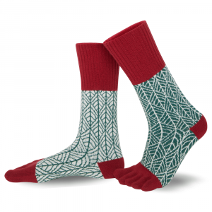 Calcetines Gemini Patterned Wool - Knitido