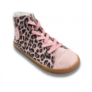 Botin Serraje Leopardo - Coqueflex